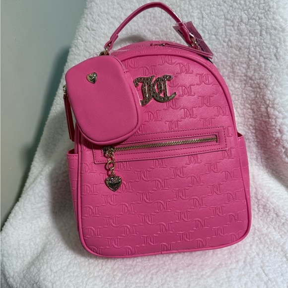 NWT Juicy Couture Pink 💕🍋Lemonade “All That Bling”Backpack 🎒 - Picture 4 of 6